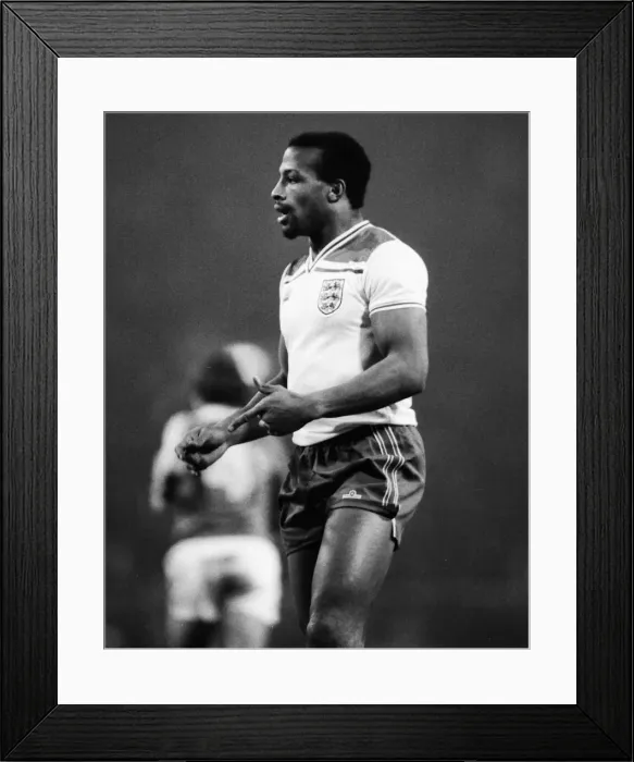 Framed Print : Cyrille Regis - England Framed Print : Cyrille Regis - England