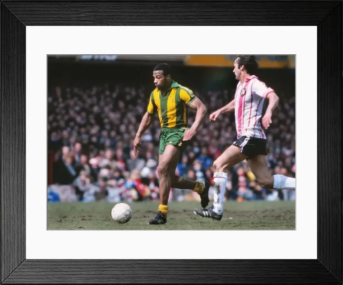 Framed Print : Cyrille Regis - West Bromwich Albion Framed Print : Cyrille Regis - West Bromwich Albion