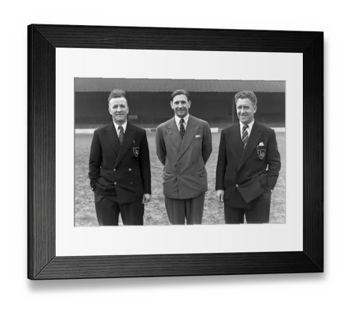 Framed Print : N. Collins, Alec Stock, Les Gore - Leyton Orient Framed Print : N. Collins, Alec Stock, Les Gore - Leyton Orient
