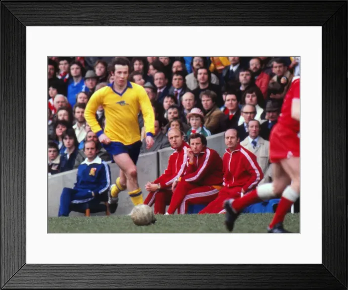 Framed Print : Liam Brady - Arsenal Framed Print : Liam Brady - Arsenal