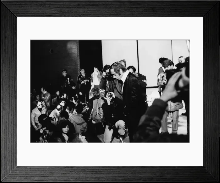 Framed Print : Sapporo Winter Olympics - Karl Schranz Disqualification Press Conference Framed Print : Sapporo Winter Olympics - Karl Schranz Disqualification Press Conference