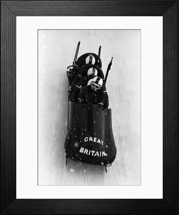 Framed Print : Sapporo Olympics - Bobsleigh Framed Print : Sapporo Olympics - Bobsleigh
