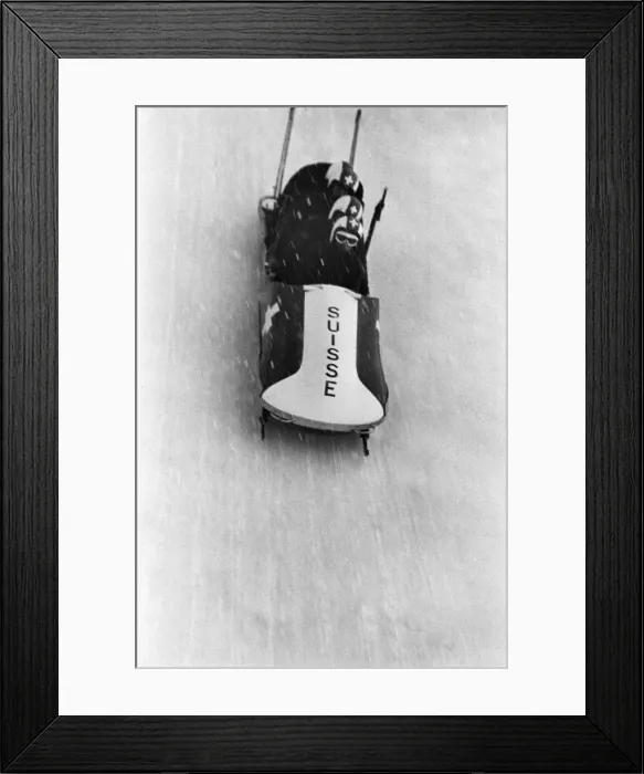Framed Print : Sapporo Olympics - Bobsleigh