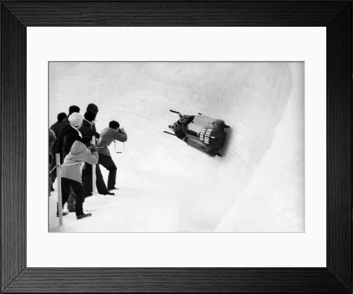 Framed Print : Sapporo Olympics - Bobsleigh Framed Print : Sapporo Olympics - Bobsleigh