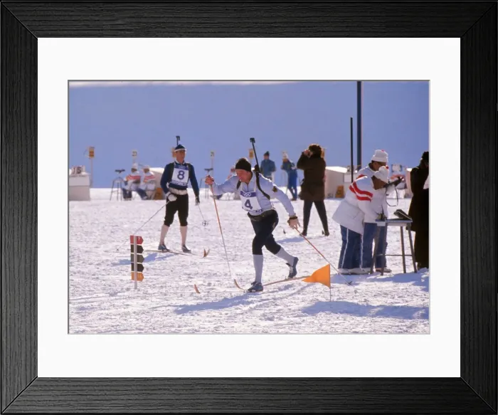 Framed Print : Sapporo Olympics - Biathlon Framed Print : Sapporo Olympics - Biathlon