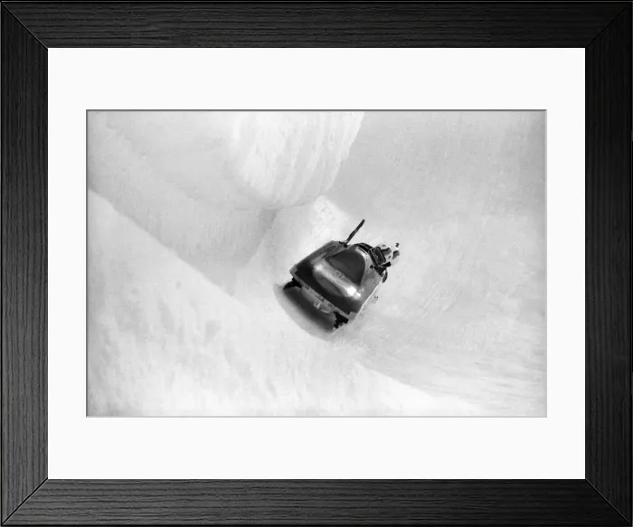 Framed Print : Sapporo Olympics - Bobsleigh Framed Print : Sapporo Olympics - Bobsleigh
