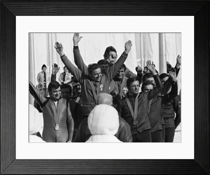 Framed Print : Sapporo Olympics - Bobsleigh Framed Print : Sapporo Olympics - Bobsleigh
