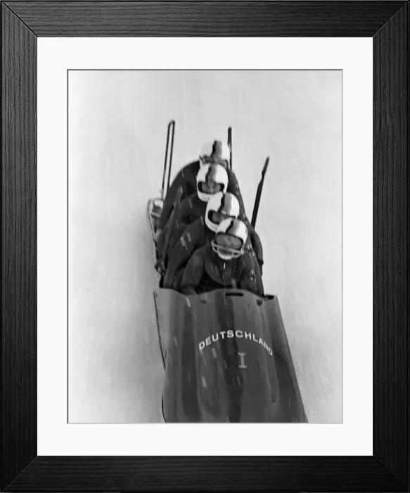 Framed Print : Sapporo Olympics - Bobsleigh Framed Print : Sapporo Olympics - Bobsleigh