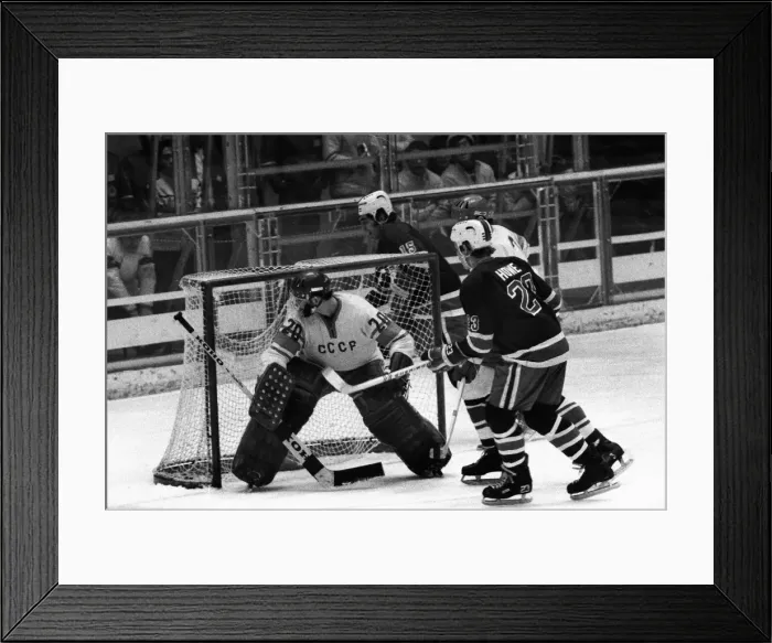Framed Print : Sapporo Olympics - Ice Hockey