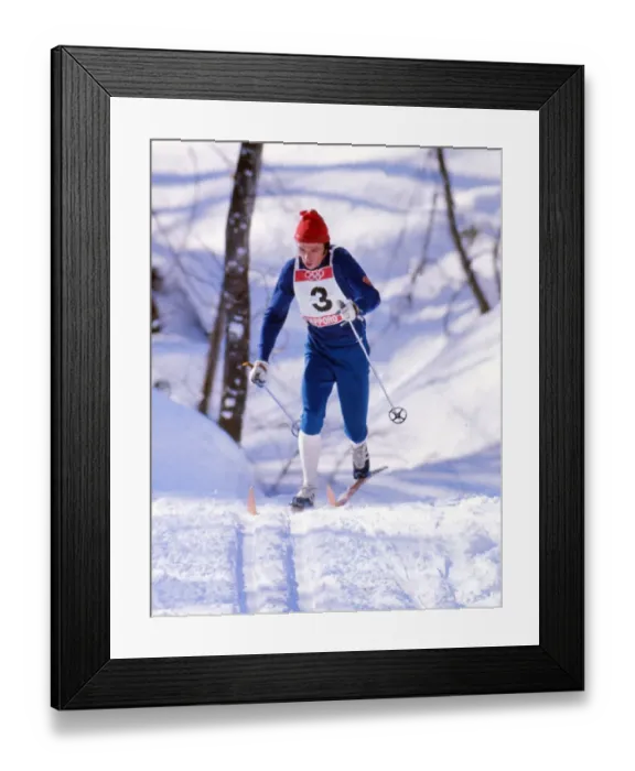 Framed Print : Sapporo Olympics - Cross Country Skiing Framed Print : Sapporo Olympics - Cross Country Skiing