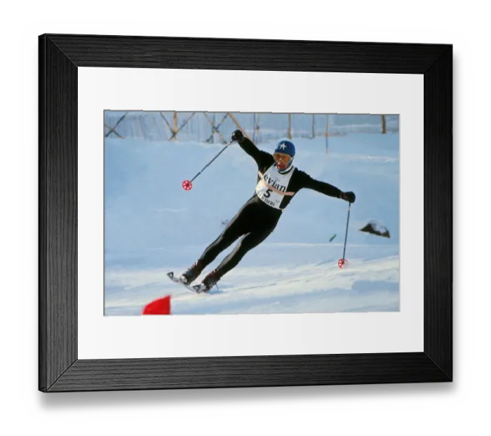Framed Print : Karl Schranz - 1970 FIS World - Val D Isere Framed Print : Karl Schranz - 1970 FIS World - Val D Isere