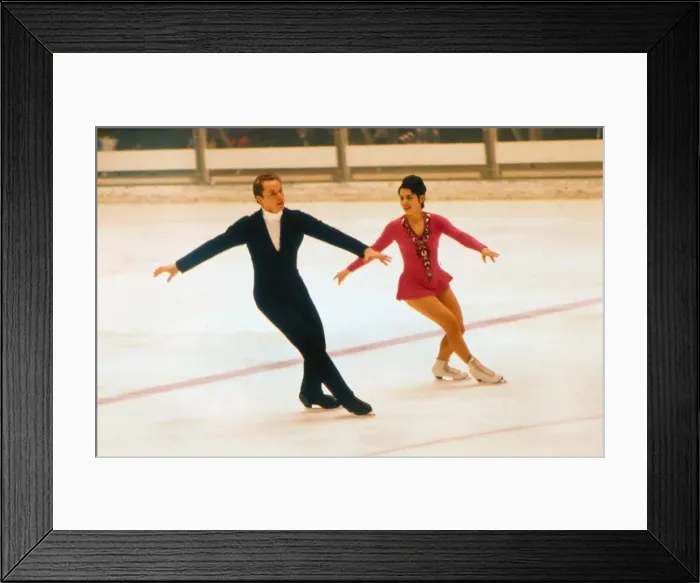 Framed Print : Sapporo Olympics - Figure Skating Framed Print : Sapporo Olympics - Figure Skating