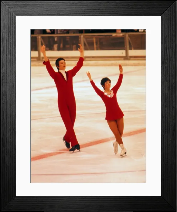 Framed Print : Sapporo Olympics - Figure Skating Framed Print : Sapporo Olympics - Figure Skating