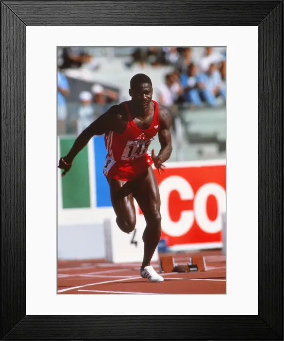 Framed Print : Rome World Championships - Mens 100m Framed Print : Rome World Championships - Mens 100m