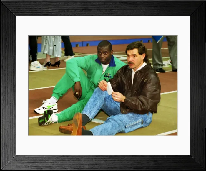 Framed Print : Hamilton Indoor Games - Ben Johnson Comeback Framed Print : Hamilton Indoor Games - Ben Johnson Comeback