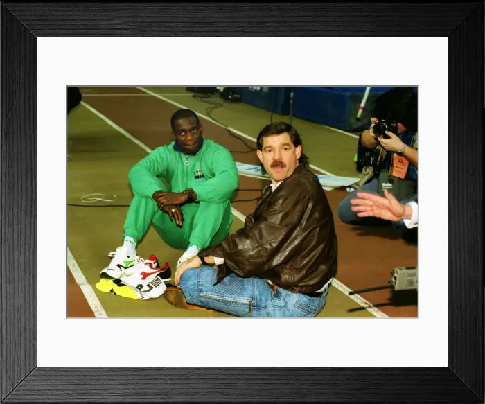 Framed Print : Hamilton Indoor Games - Ben Johnson Comeback Framed Print : Hamilton Indoor Games - Ben Johnson Comeback