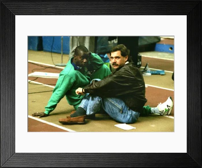 Framed Print : Hamilton Indoor Games - Ben Johnson Comeback Framed Print : Hamilton Indoor Games - Ben Johnson Comeback