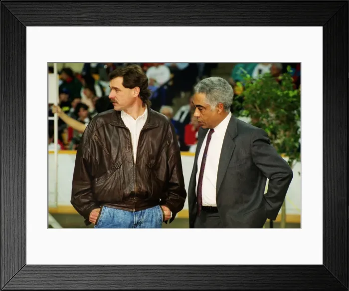 Framed Print : Hamilton Indoor Games - Ben Johnson Comeback Framed Print : Hamilton Indoor Games - Ben Johnson Comeback