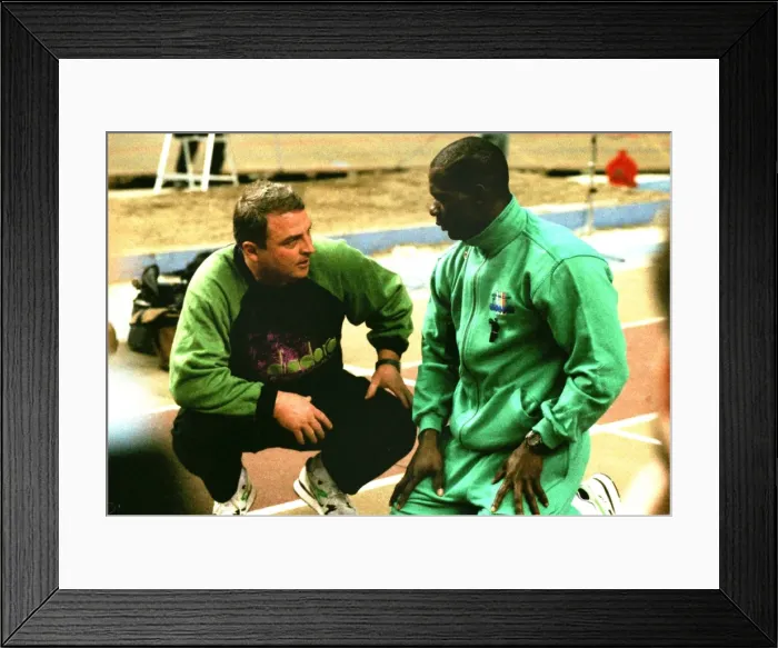 Framed Print : Hamilton Indoor Games - Ben Johnson Comeback Framed Print : Hamilton Indoor Games - Ben Johnson Comeback