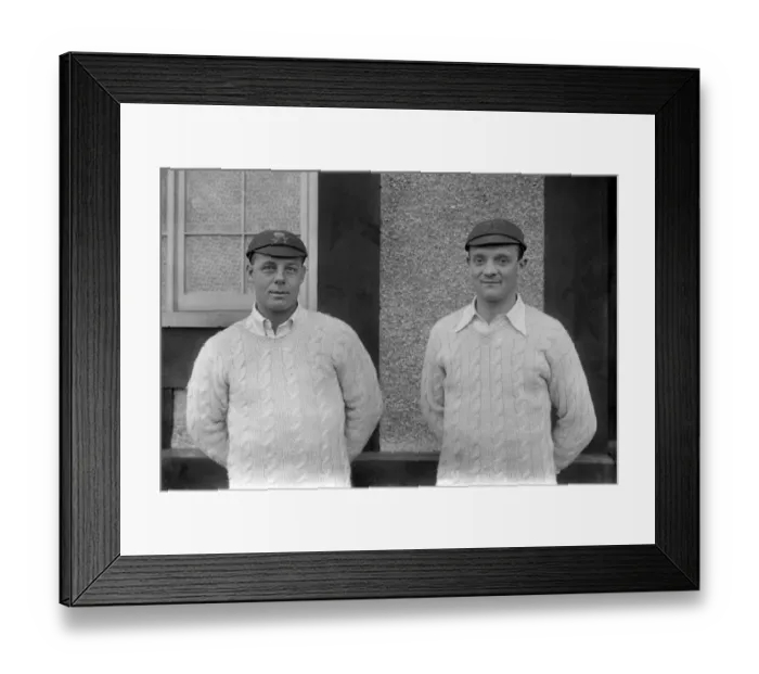 Framed Print : Jack Sharp & Harry Makepeace - Lancashire C. C. C