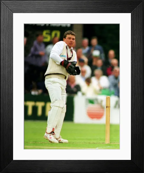Framed Print : B&H SF: Lancs bt Worcs 2wkts