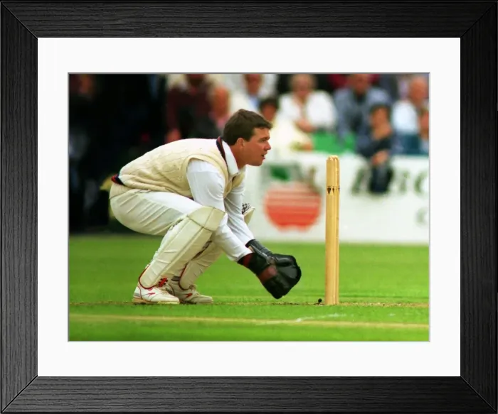 Framed Print : B&H SF: Lancs bt Worcs 2wkts Framed Print : B&H SF: Lancs bt Worcs 2wkts
