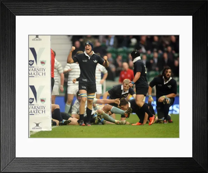 Framed Print : 2013 Varsity Match: Oxford 33 Cambridge 15