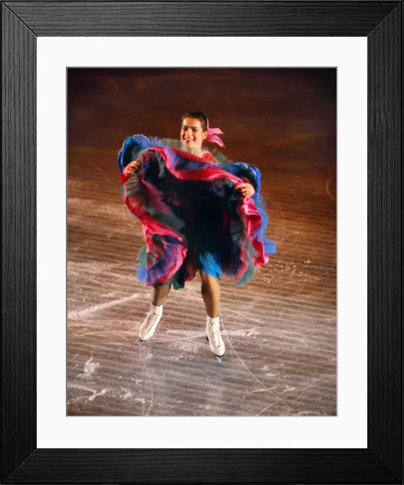 Framed Print : Katarina Witt - East Germany Framed Print : Katarina Witt - East Germany