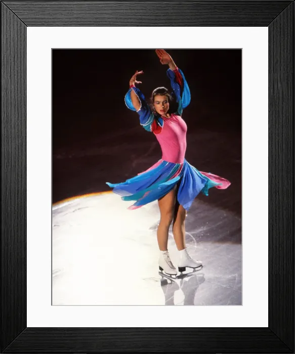 Framed Print : Katarina Witt - East Germany Framed Print : Katarina Witt - East Germany