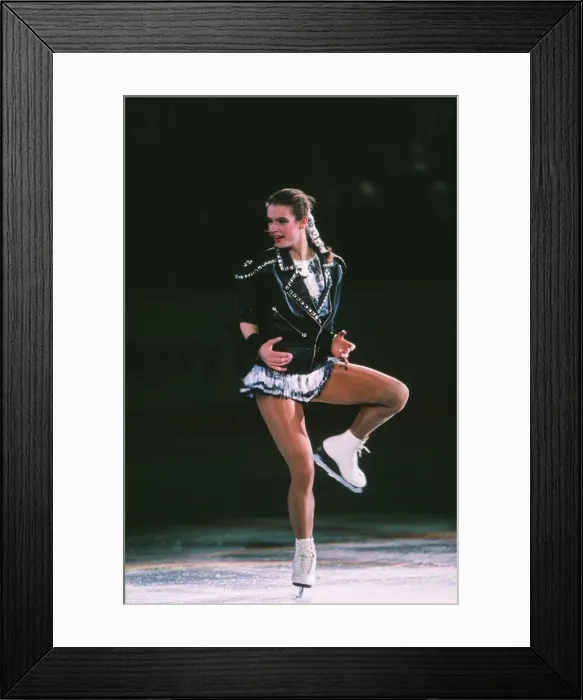 Framed Print : Calgary Olympics - Figure Skating