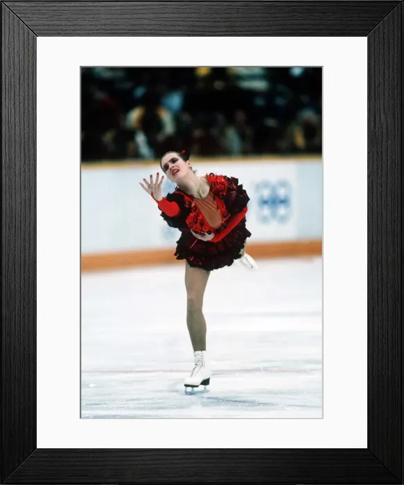 Framed Print : Calgary Olympics - Figure Skating Framed Print : Calgary Olympics - Figure Skating
