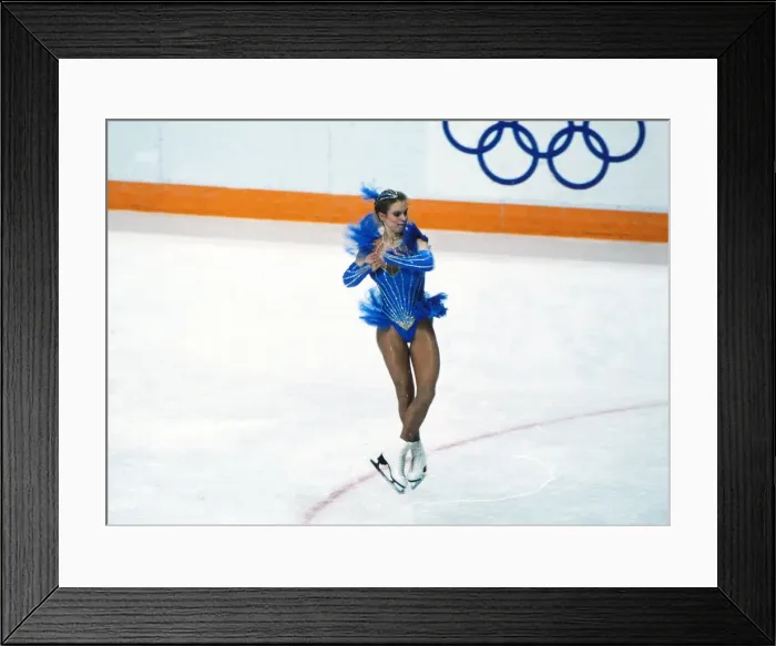 Framed Print : Calgary Olympics - Figure Skating Framed Print : Calgary Olympics - Figure Skating