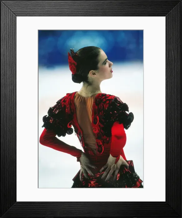 Framed Print : Calgary Olympics - Figure Skating Framed Print : Calgary Olympics - Figure Skating