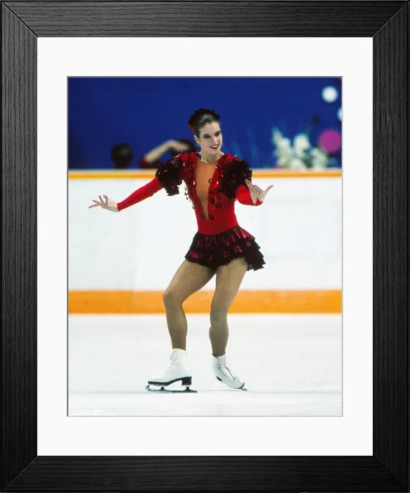 Framed Print : Calgary Olympics - Figure Skating Framed Print : Calgary Olympics - Figure Skating