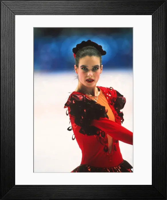 Framed Print : Calgary Olympics - Figure Skating Framed Print : Calgary Olympics - Figure Skating