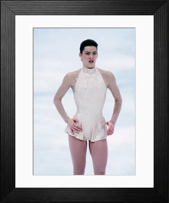 Framed Print : Lillehammer Olympics - Figure Skating Framed Print : Lillehammer Olympics - Figure Skating