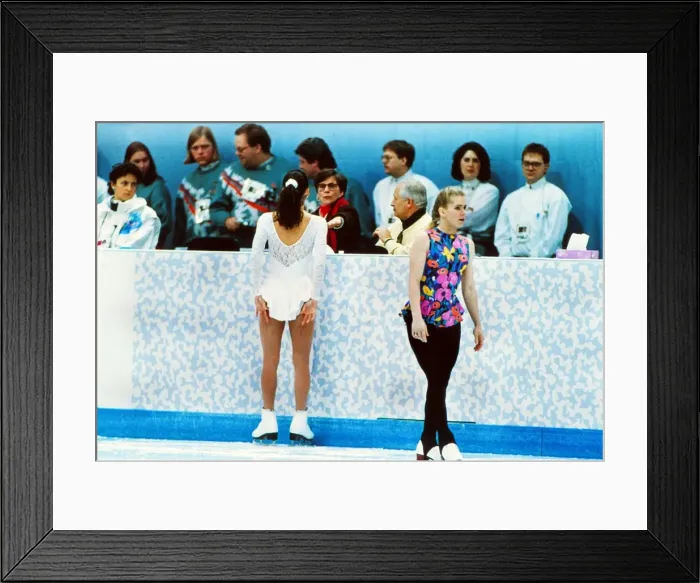 Framed Print : Lillehammer Olympics - Figure Skating Framed Print : Lillehammer Olympics - Figure Skating
