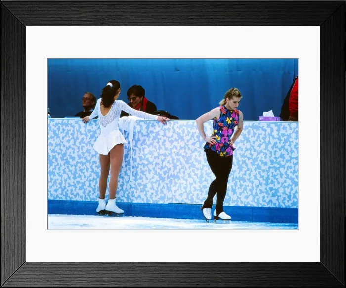Framed Print : Lillehammer Olympics - Figure Skating Framed Print : Lillehammer Olympics - Figure Skating