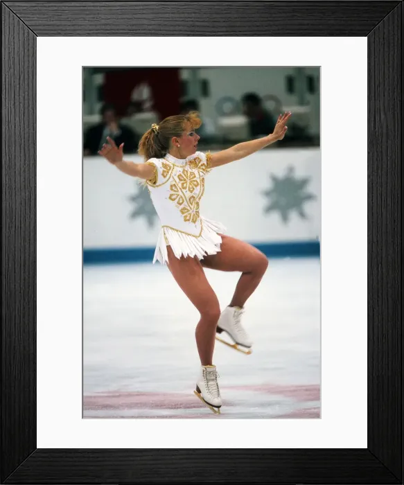 Framed Print : Albertville Olympics - Figure Skating Framed Print : Albertville Olympics - Figure Skating