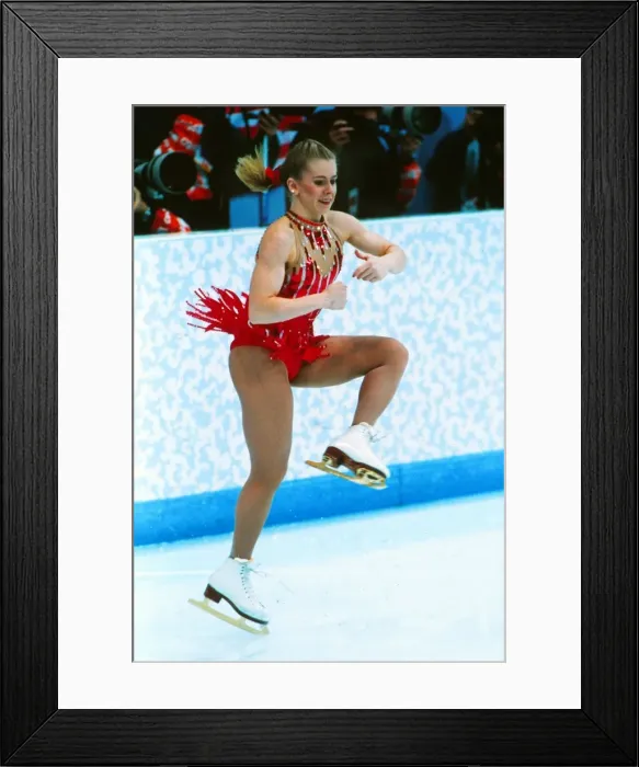 Framed Print : Lillehammer Olympics - Figure Skating Framed Print : Lillehammer Olympics - Figure Skating