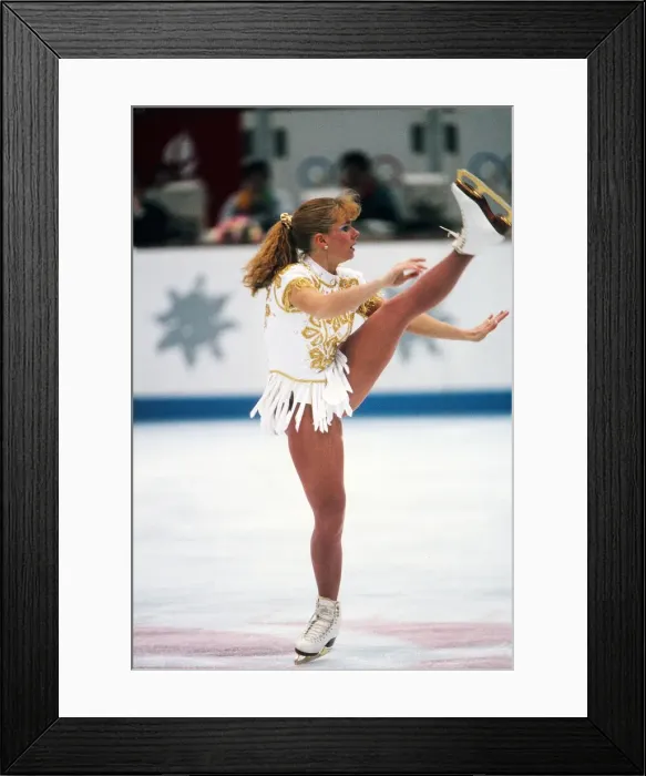 Framed Print : Albertville Olympics - Figure Skating Framed Print : Albertville Olympics - Figure Skating