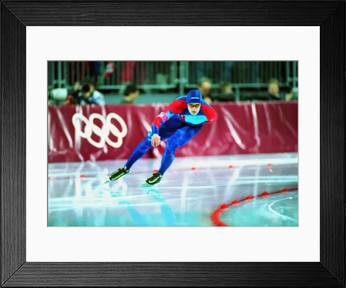 Framed Print : Lillehammer Olympics - Speed Skating Framed Print : Lillehammer Olympics - Speed Skating