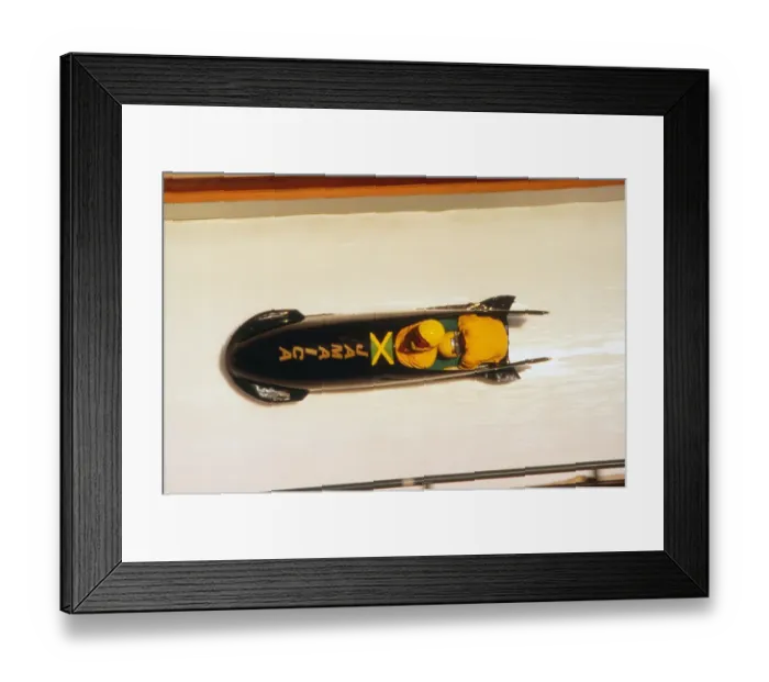 Framed Print : Calgary Olympics - Bobsleigh