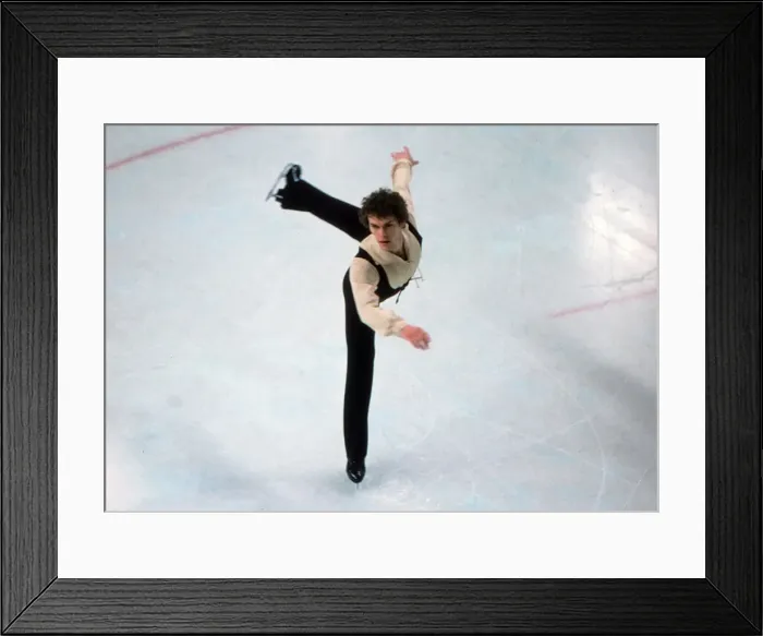 Framed Print : Innsbruck Olympics - Figure Skating Framed Print : Innsbruck Olympics - Figure Skating