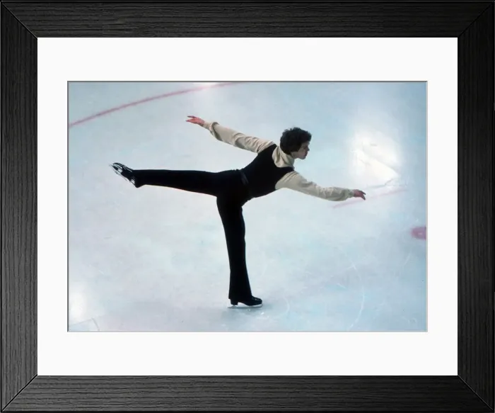 Framed Print : Innsbruck Olympics - Figure Skating Framed Print : Innsbruck Olympics - Figure Skating