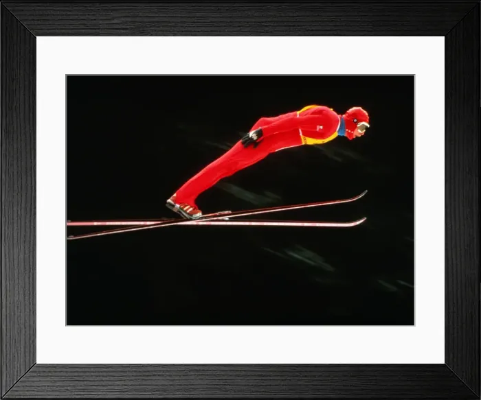 Framed Print : Innsbruck Olympics - Ski Jumping