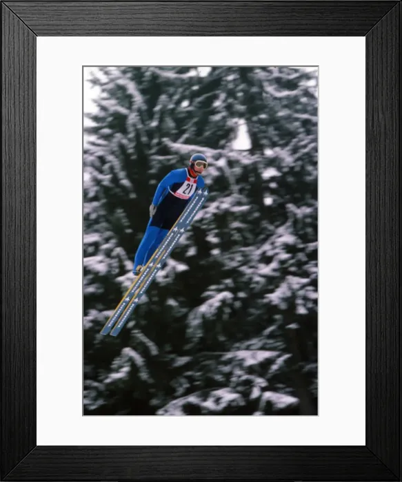 Framed Print : Innsbruck Olympics - Ski Jumping