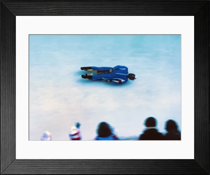 Framed Print : Innsbruck Olympics - Luge Framed Print : Innsbruck Olympics - Luge