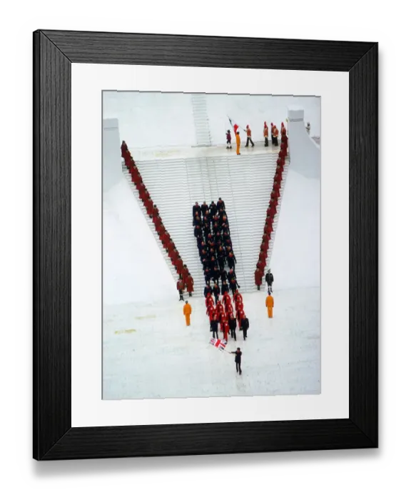 Framed Print : Innsbruck Olympics - Opening Ceremony Framed Print : Innsbruck Olympics - Opening Ceremony