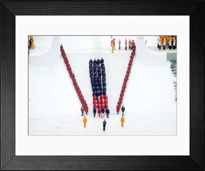 Framed Print : Innsbruck Olympics - Opening Ceremony Framed Print : Innsbruck Olympics - Opening Ceremony
